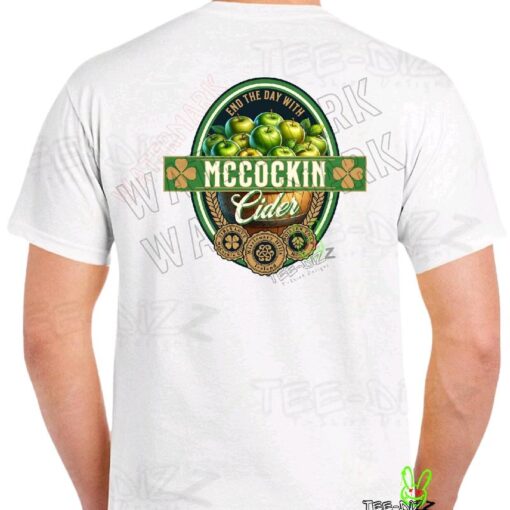 McCockin Cider Men's Funny Quote T-Shirt – Casual Crewneck with Humorous Beer Quote