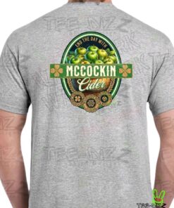 McCockin Cider Men's Funny Quote T-Shirt – Casual Crewneck with Humorous Beer Quote
