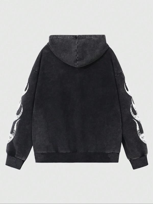 Men's Racing Number Zip Up Hoodie - Street Fashion Casual Outerwear for Motorsports Enthusiasts
