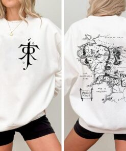 Middle-earth Map Hoodie - JRR Tolkien Inspired LOTR Apparel