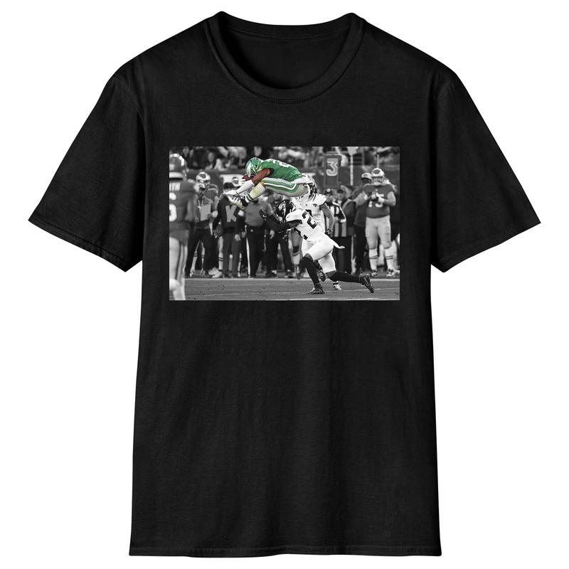 Saquon Barkley Hurdle Action Shirt - Celebrate Athletic Excellence