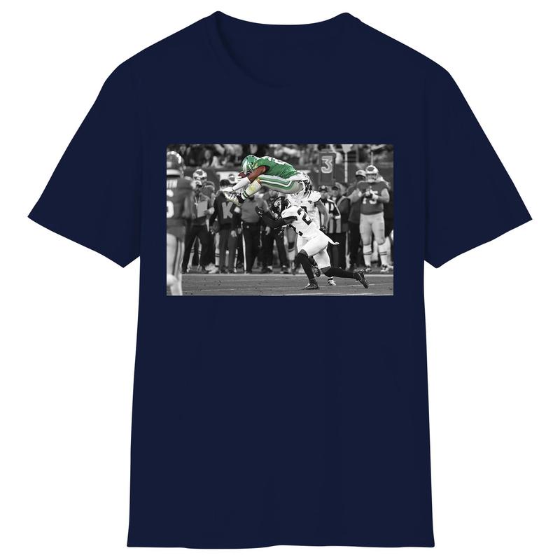 Saquon Barkley Hurdle Action Shirt - Celebrate Athletic Excellence