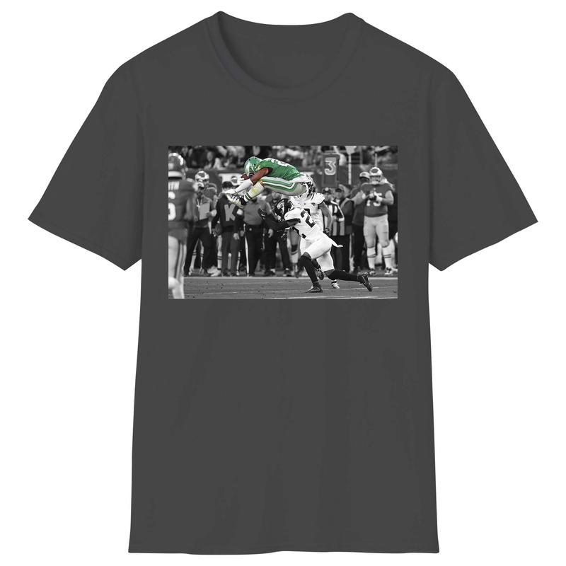 Saquon Barkley Hurdle Action Shirt - Celebrate Athletic Excellence