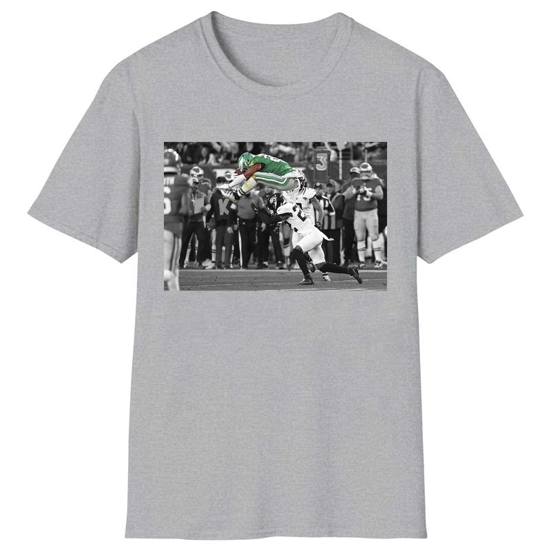 Saquon Barkley Hurdle Action Shirt - Celebrate Athletic Excellence