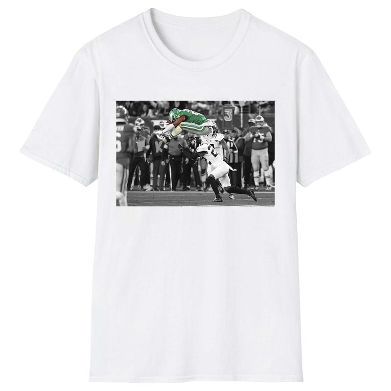 Saquon Barkley Hurdle Action Shirt - Celebrate Athletic Excellence