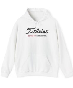 Titleist Golf Hoodie - Better Fit, Better Game - Unisex Cotton Sweatshirt for Golf Enthusiasts