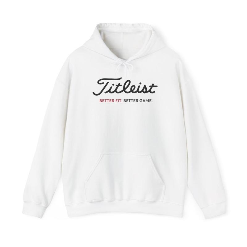 Titleist Golf Hoodie - Better Fit, Better Game - Unisex Cotton Sweatshirt for Golf Enthusiasts